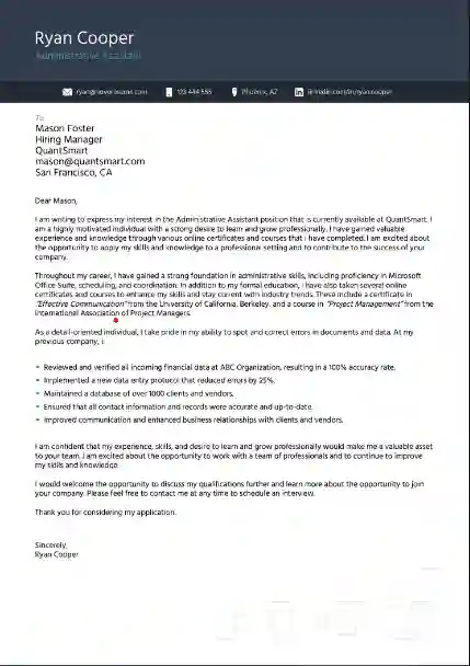 cover letter template free download