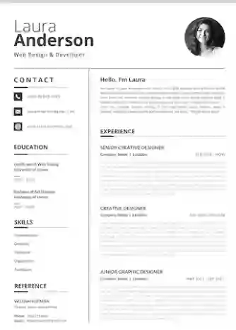 executive resume template 13 free download