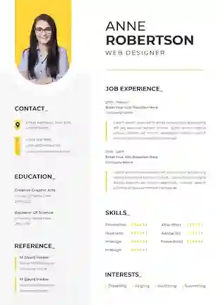 simple resume template 9 free download