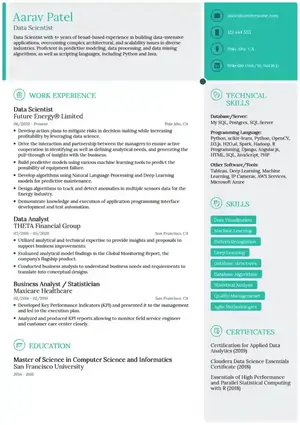 tech ats resume template free
