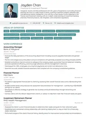 bank resume for freshers template free
