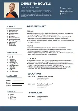 hospital resume template 4 free