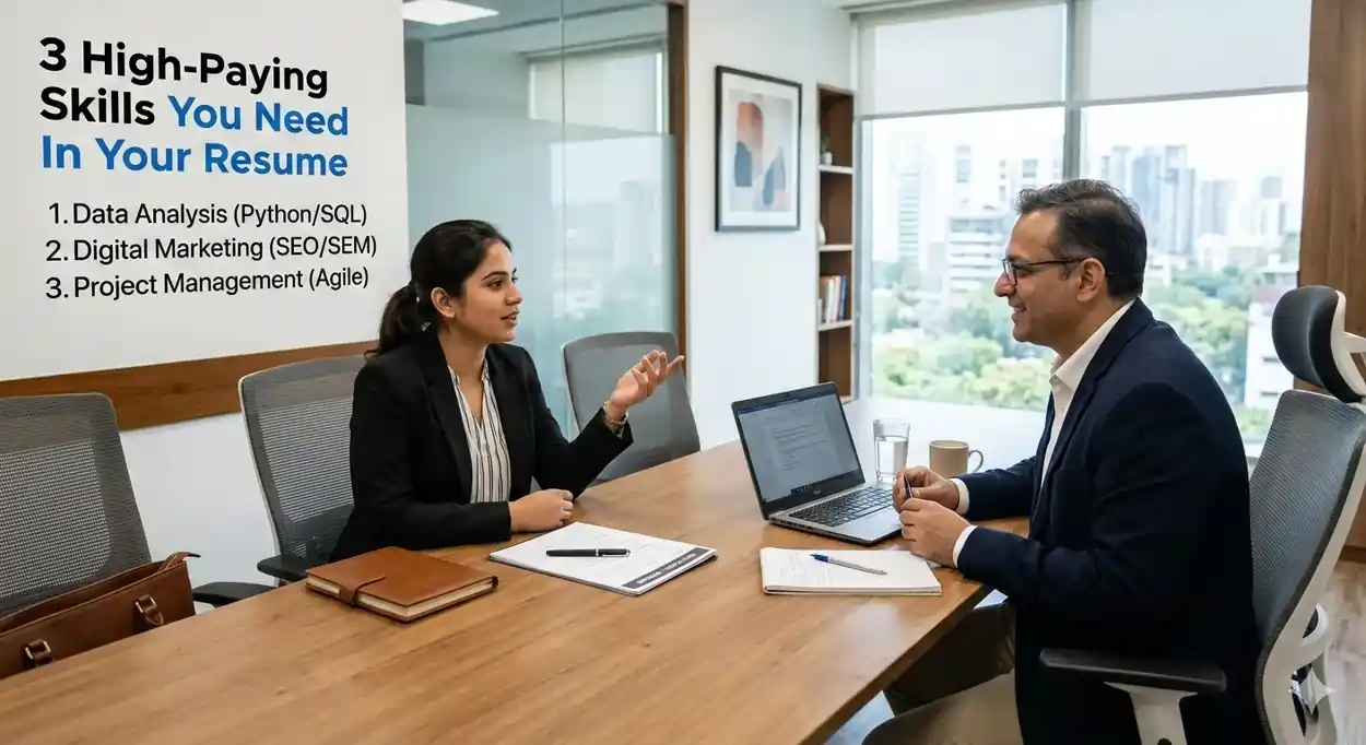 3 High-Paying Skills Jo 2026 Mein Aapke Resume Mein Honi Chahiye — Freshers Ke Liye Complete Guide
