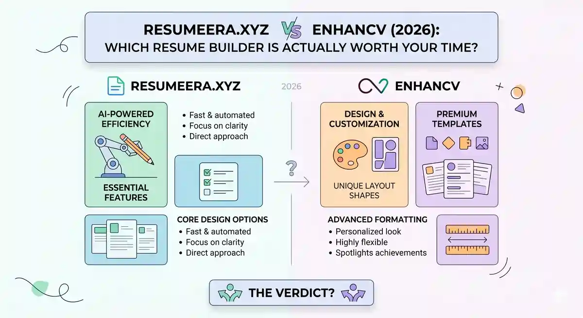 ResumeEra.xyz vs Enhancv (2026): Which Resume Builder Is Actually Worth Your Time?
