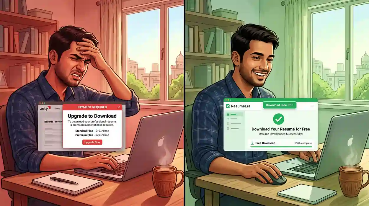 Zety Resume Download Karne Ke Liye Paise Kyun Maangta Hai? Free Alternative Try Karo