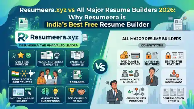 Resumeera.xyz vs All Major Resume Builders 2026: Why Resumeera is India's Best Free Resume Builder