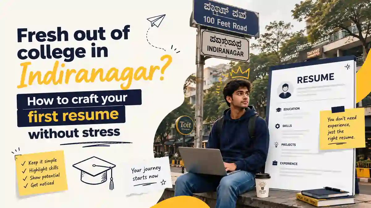 Fresh out of college in Indiranagar? How to craft your first resume without stress