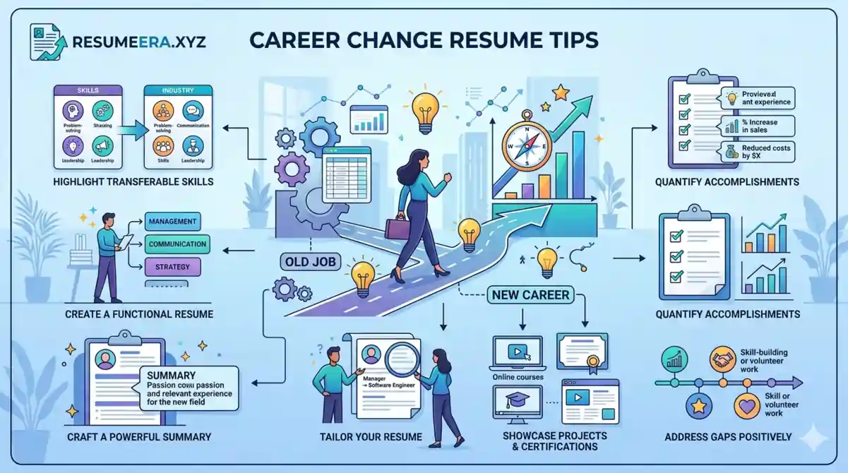 Career Change Resume Tips : The Complete 2026 Guide to Landing Your Dream Job in a New Industry
