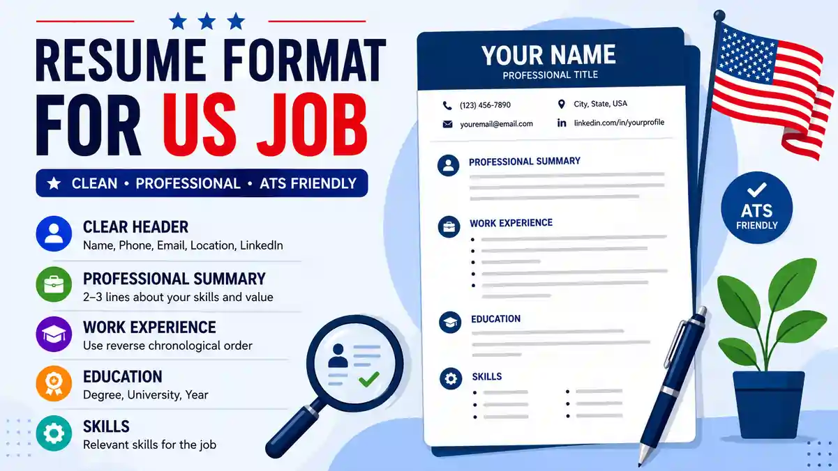 Resume Format For US Job : Complete Guide for American Jobs