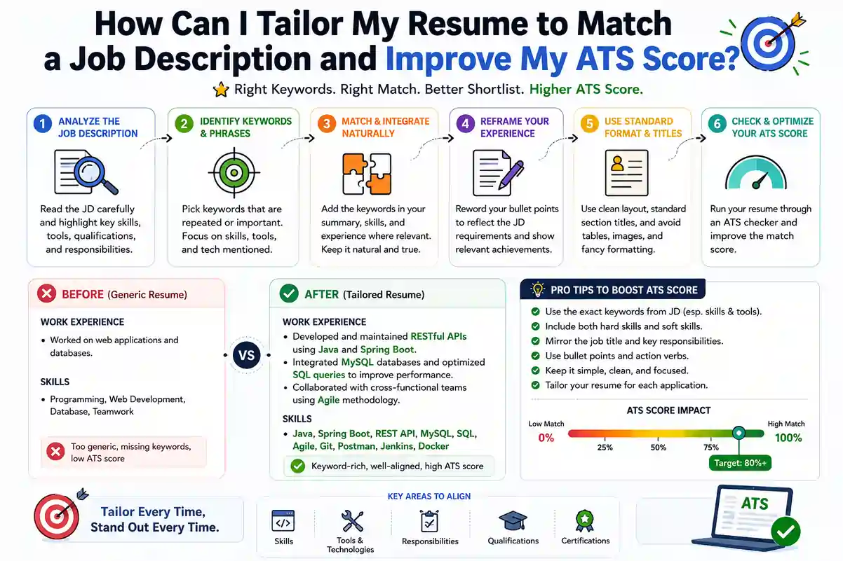 How to Tailor Your Resume to a Job Description & Boost Your ATS Score in 2026 – पूरी गाइड हिंदी+इंग्लिश में