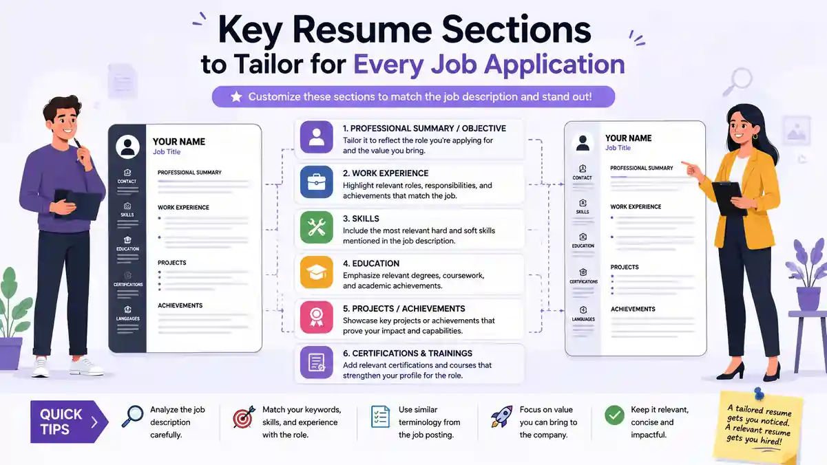 Key Resume Sections to Tailor for Every Job Application – Hinglish Guide