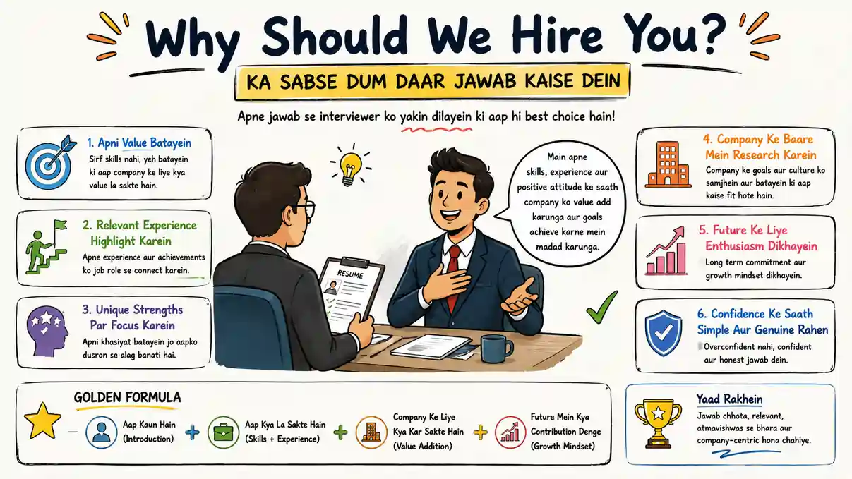 "Why Should We Hire You?" Ka Sabse Dum Daar Jawab Kaise Dein