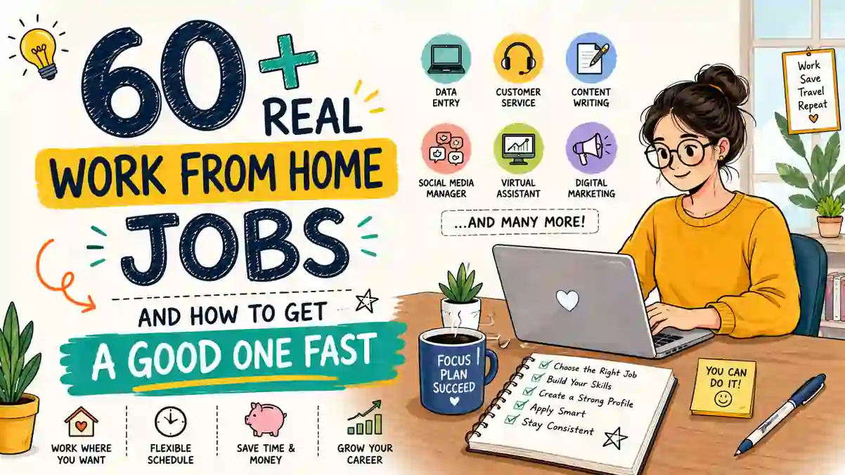 60+ Real Work From Home Jobs and How to Get a Good One Fast