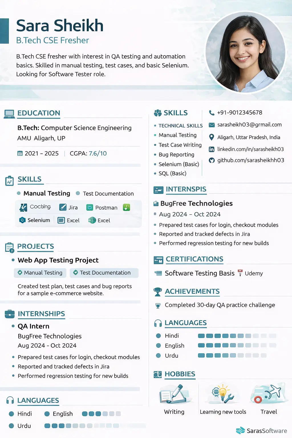 sara-shaikh-teenager-resume-format
