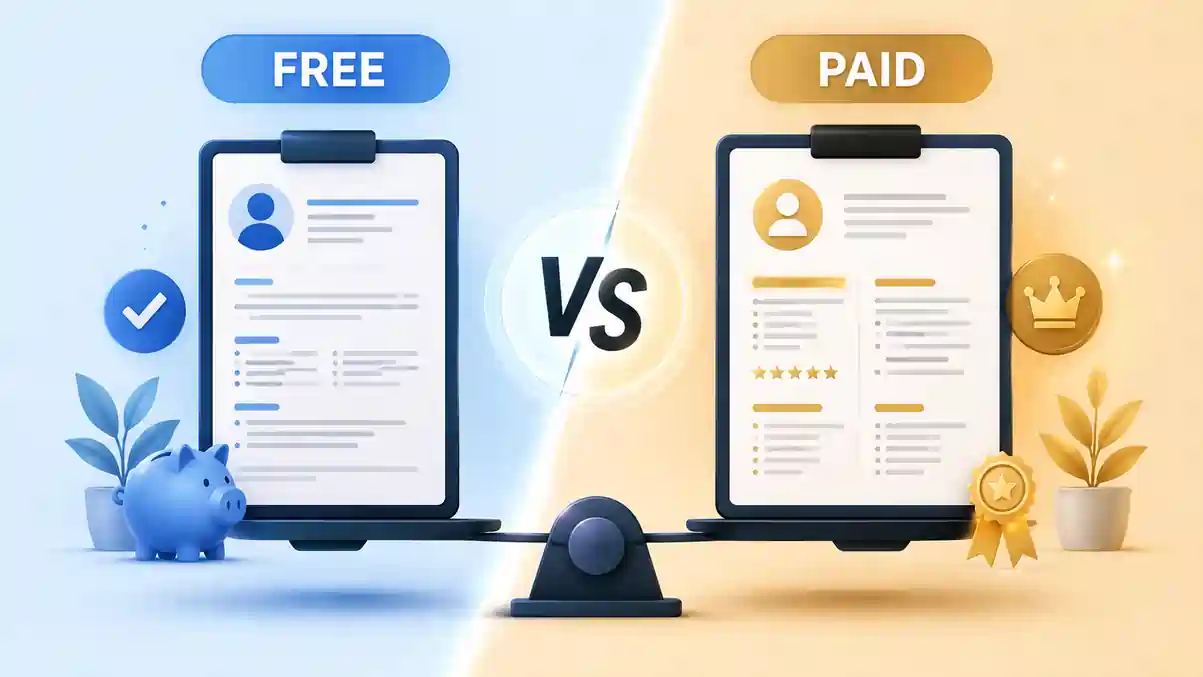 Comparing Free and Paid Resume Builders value and Effectiveness Analysis