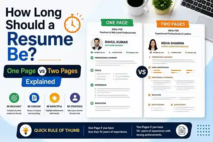 How Long Should a Resume Be? One Page vs Two Pages Explained