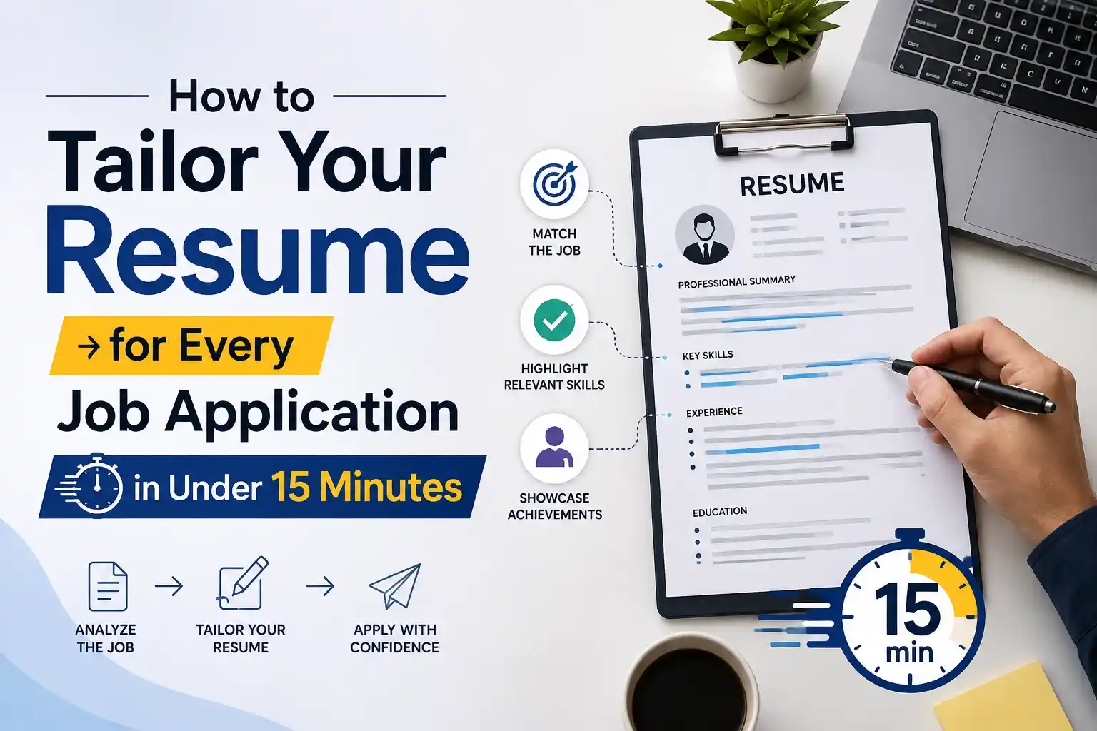 How to Tailor Your Resume for Every Job Application in Under 15 Minutes