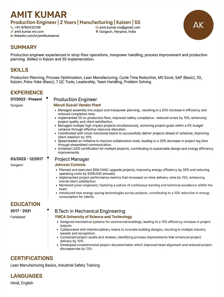 Amit-kumar-machinical-engineer-resume-format