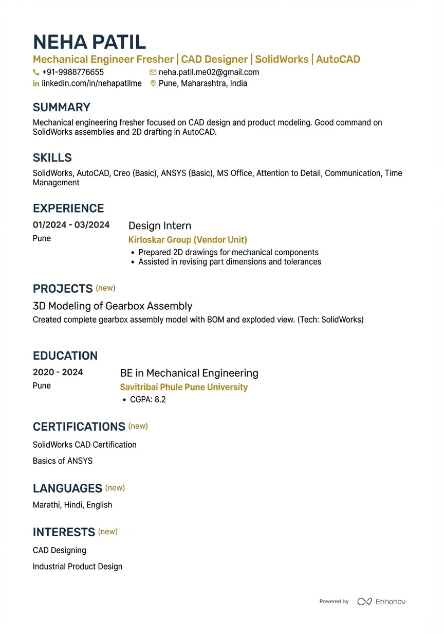 Neha-patil-machinical-engineer-resume-format