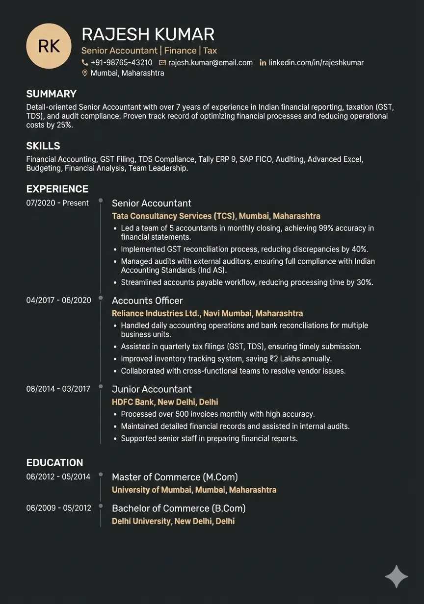 Rajesh-kumar-accountant-resume-format