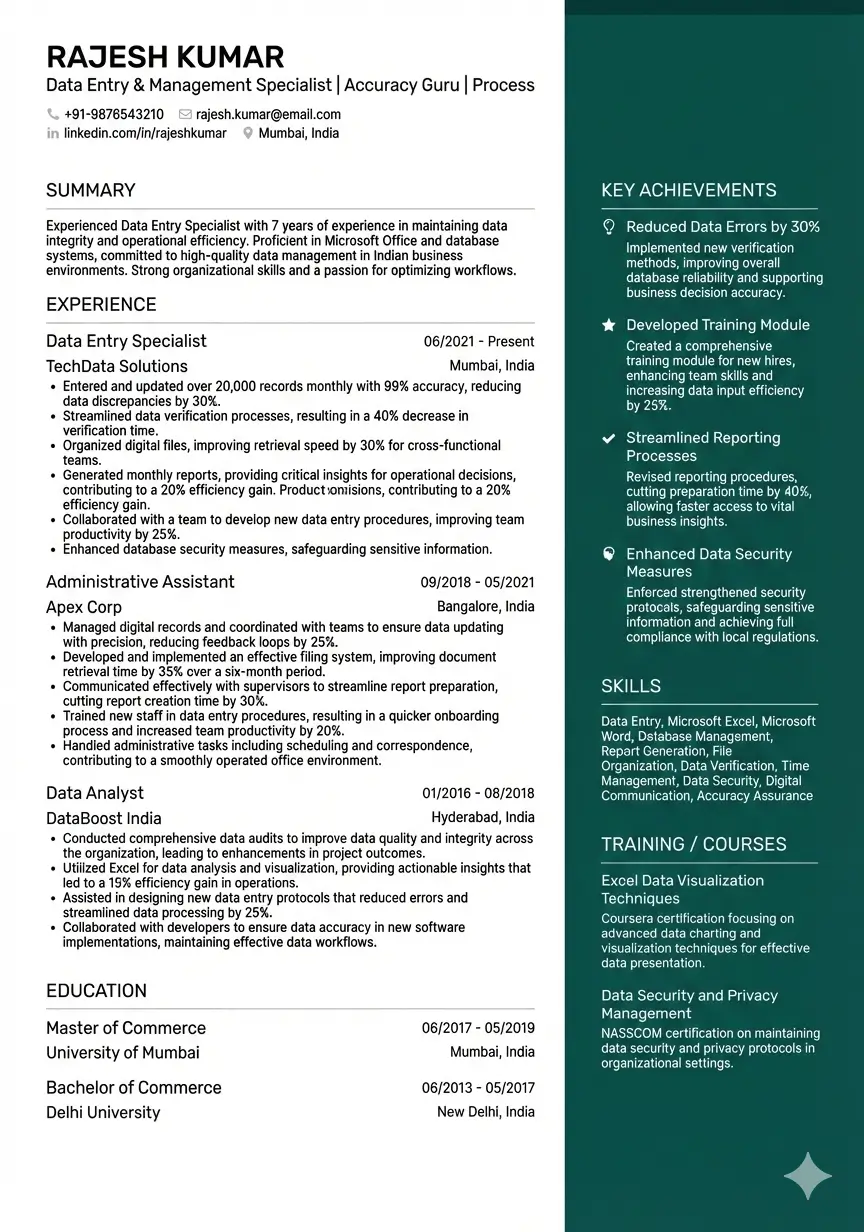 Rajesh-kumar-data-entry-and-mangement-resume-format