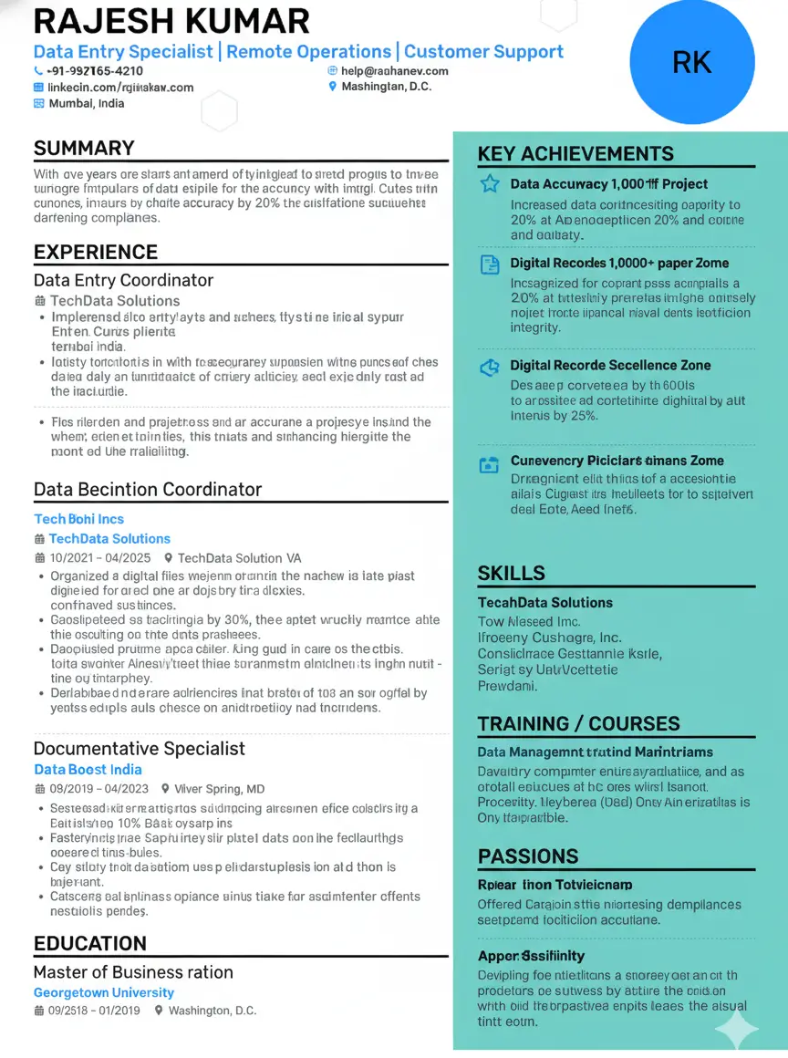 rajesh-kumar-data-entry-specialist-resume-format