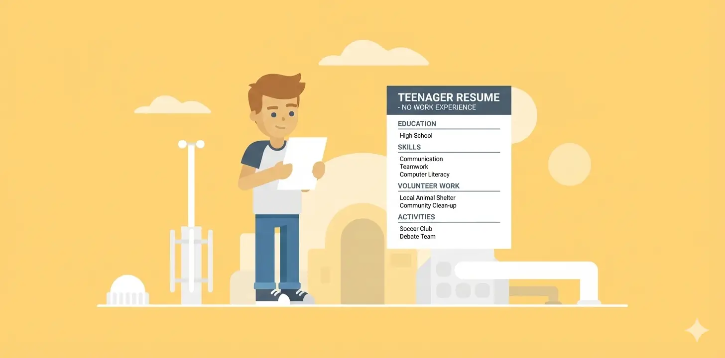 Teen Resume with No Work Experience- Step-by-Step Guide & Examples (2026)
