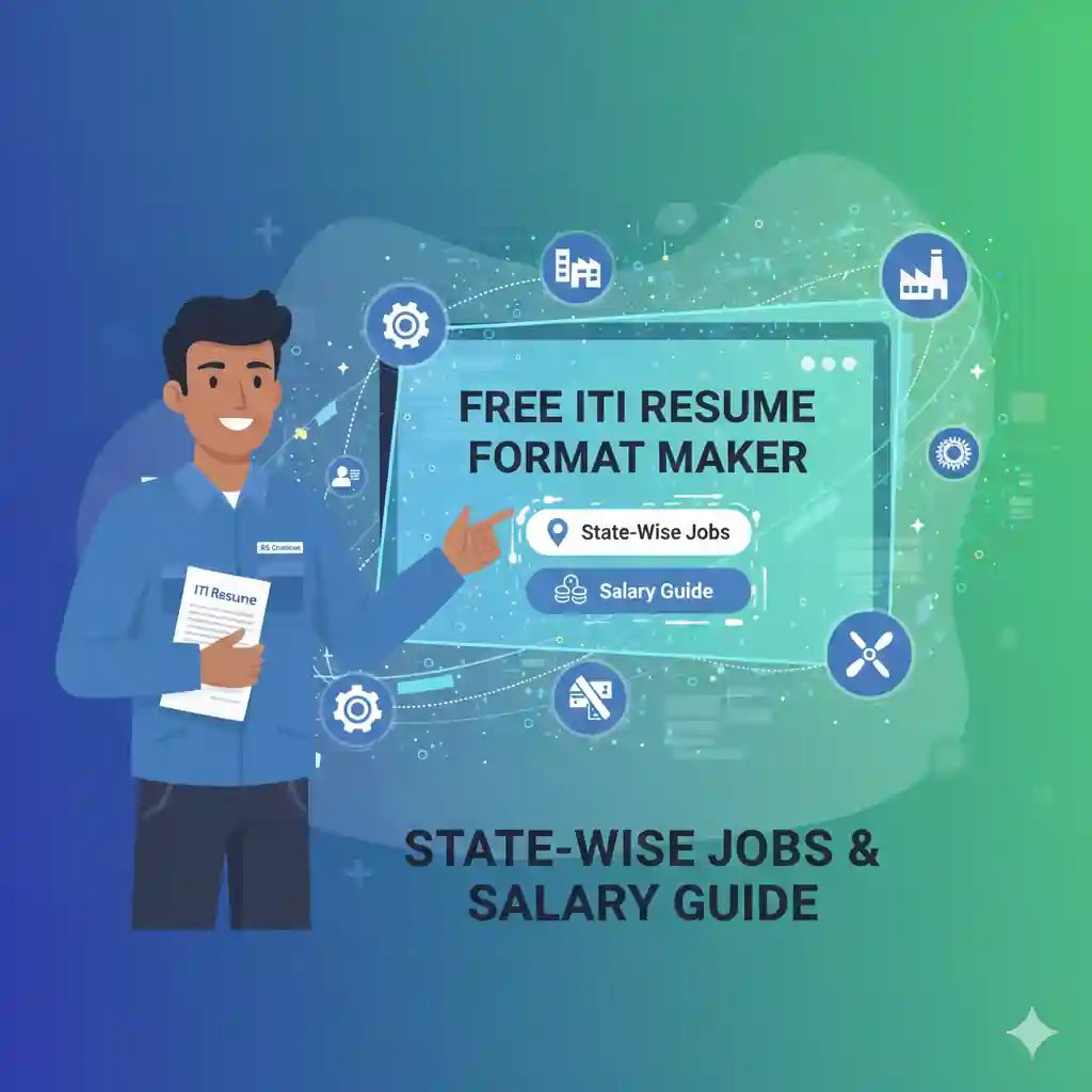 Free ITI Resume Format Maker | State-Wise Jobs & Salary Guide