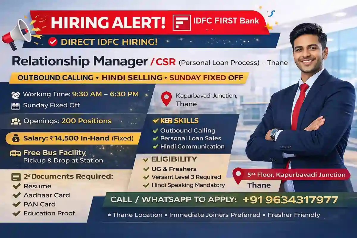 Relationship Manager / CSR | workindia alternative| Resumeera