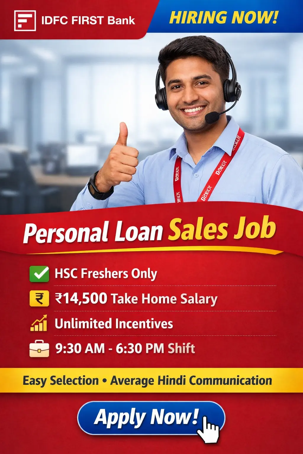 Personal Loan Sales Executive | Job In Mumbai Thane