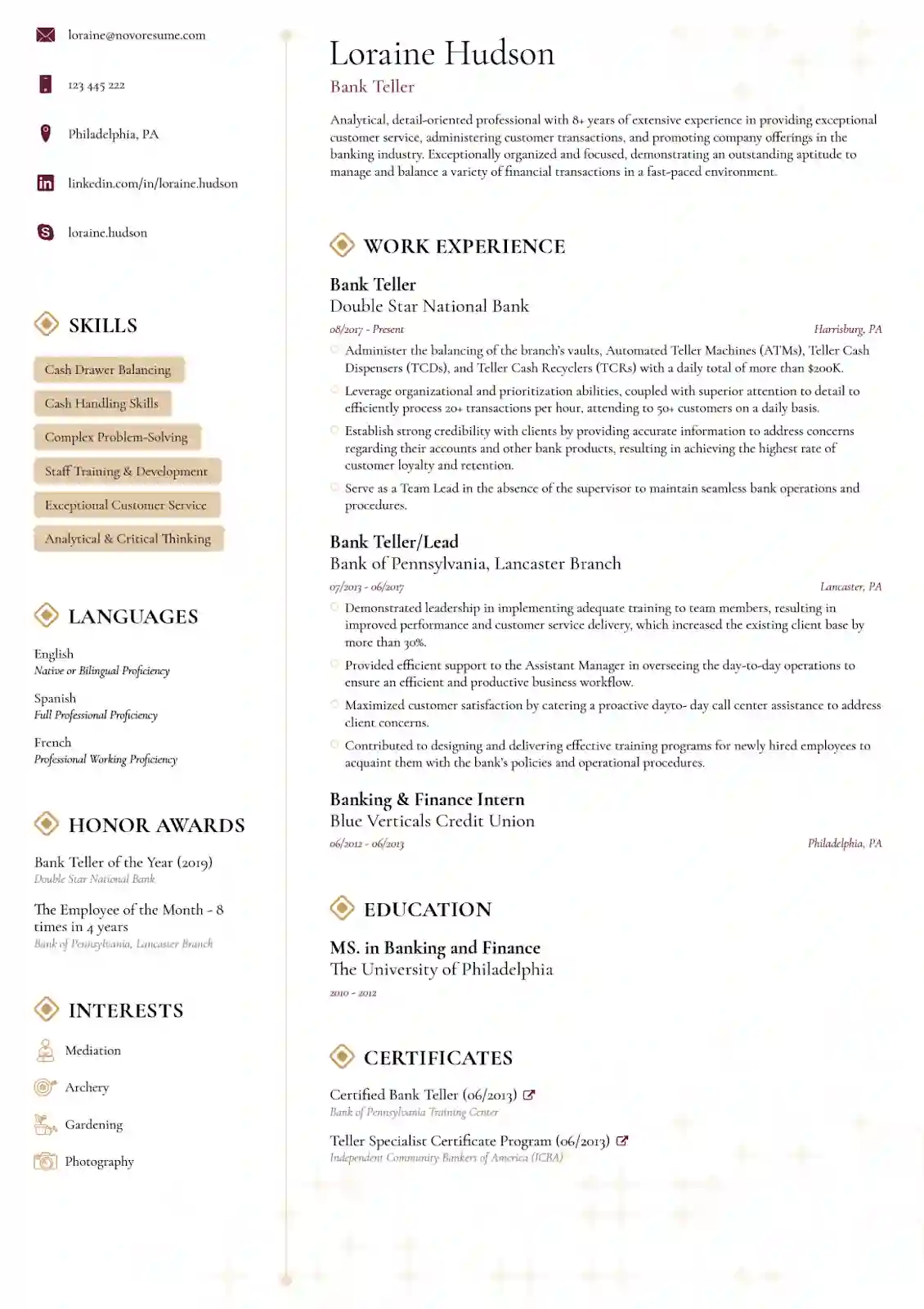 Minimalist ATS Resume