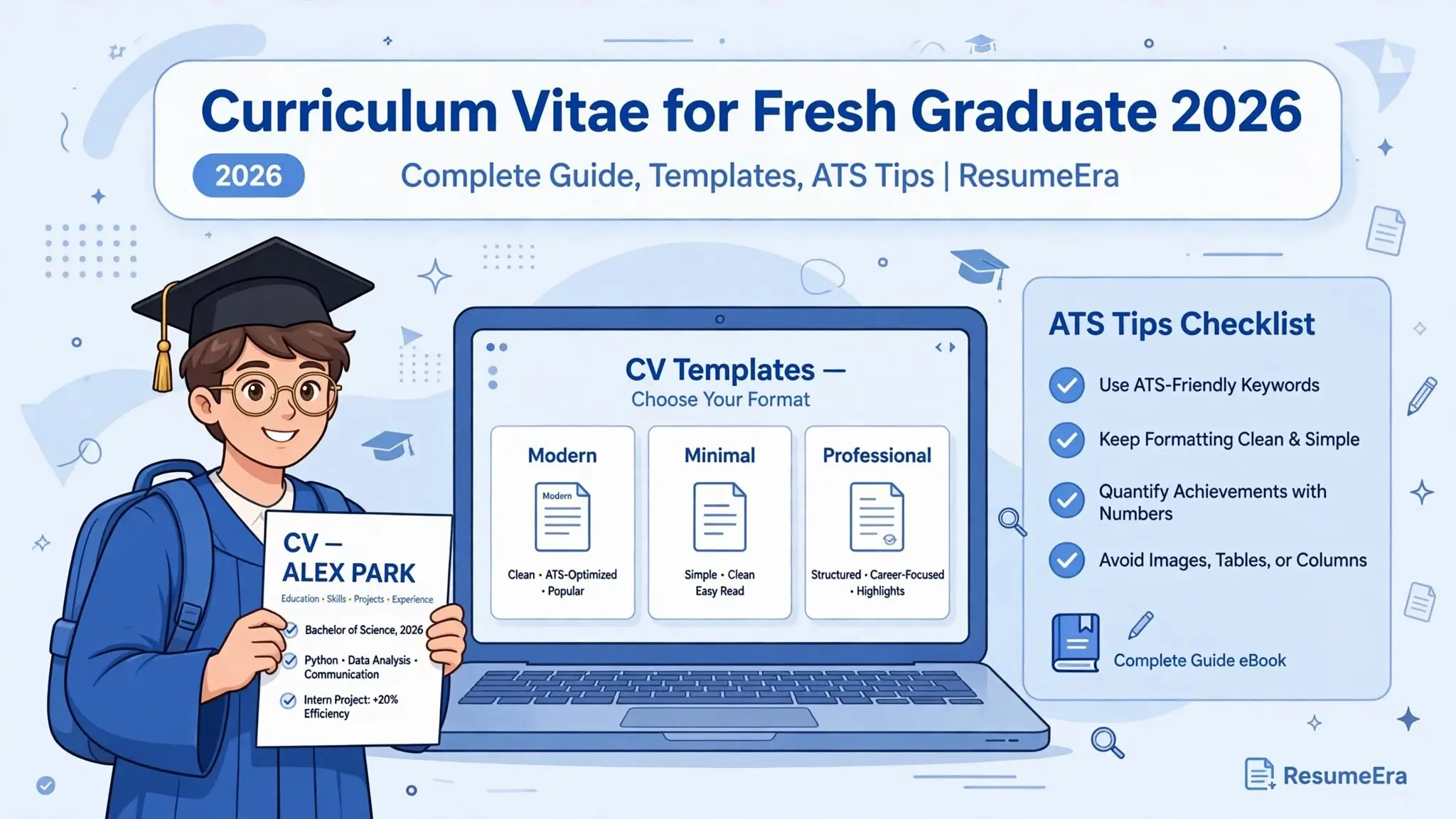 Curriculum Vitae for Fresh Graduate 2026 – Complete Guide, Templates, ATS Tips | ResumeEra